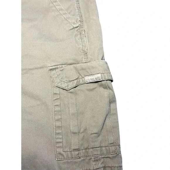 Wrangler Men's Cargo Shorts Beige Size 36 Casual 7-Pocket Design - Picture 4 of 5